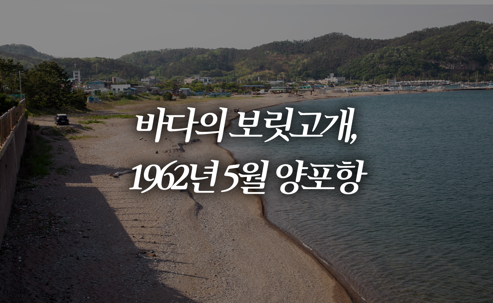 바다의 보릿고개, 1962년 5월 양포항 (2024.05.24.)