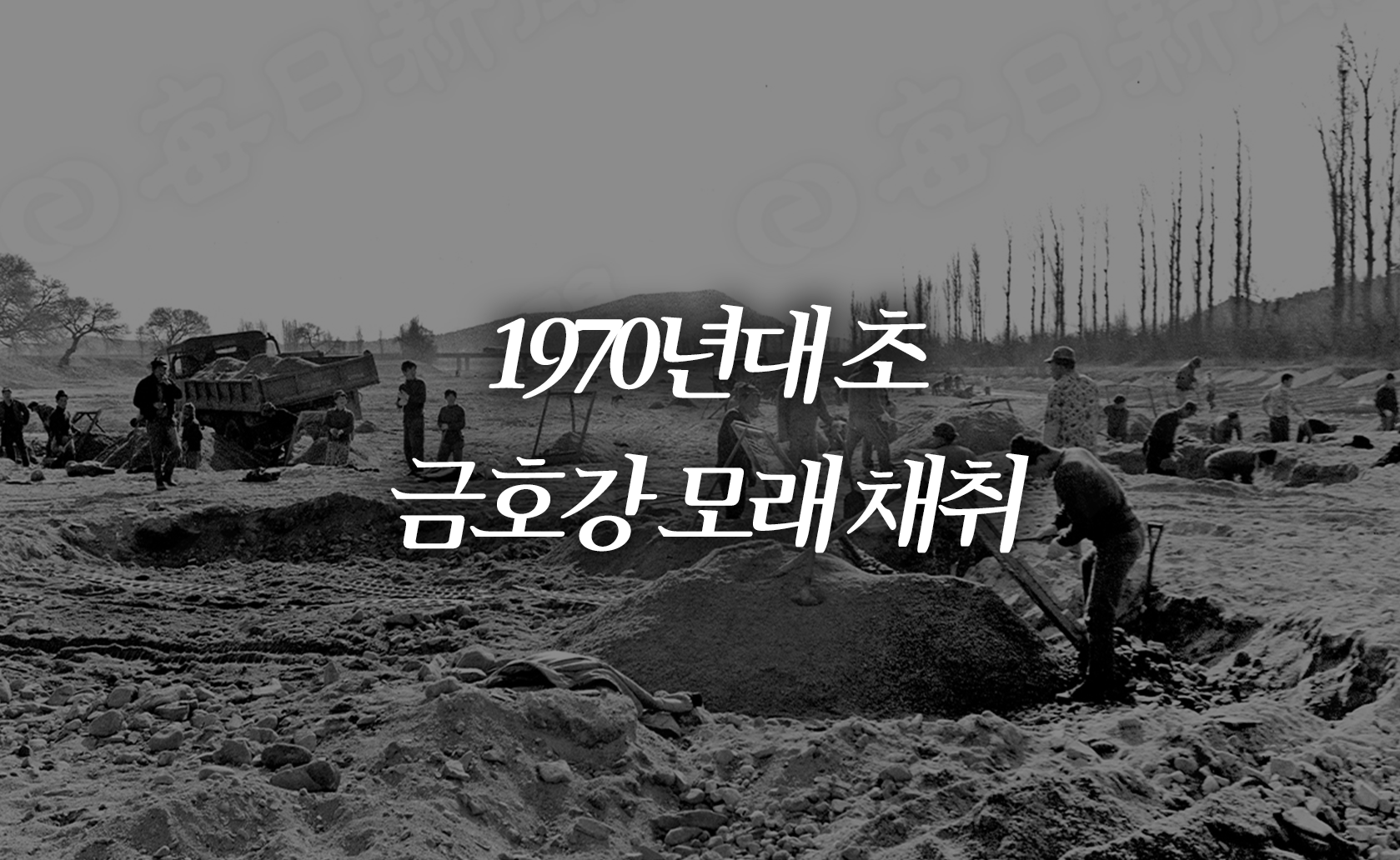 1970년대 초 금호강 모래 채취 (2024.11.22.)